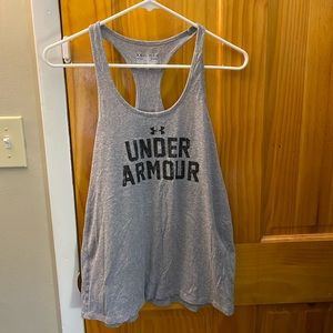 Grey Under Armour tank top